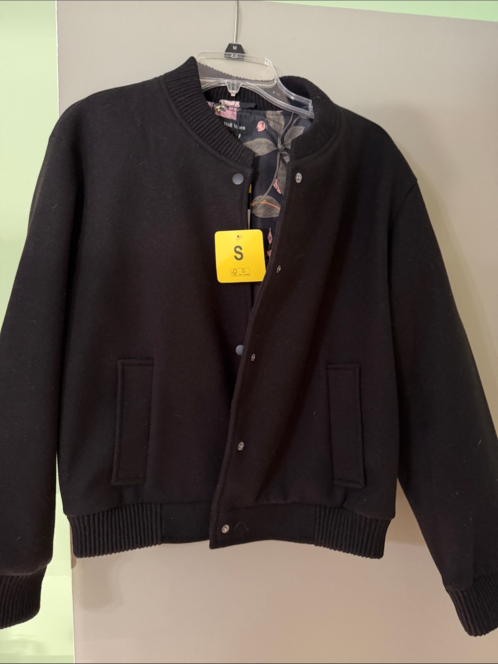 Women’s Black Bomber Jacket - by Well Worn